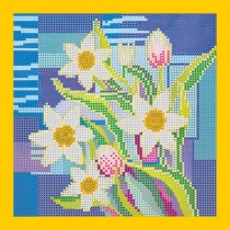 Схема для вышивки бисером «Нарциссы»