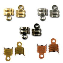  Зажим для узла DC-091/10 4x4x4 мм 10 шт №03 под черный никель