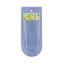 Для вязания " Gamma" SH2 крючки для вязания циркулярные металл d 3. 5 мм 80 см в чехле . 